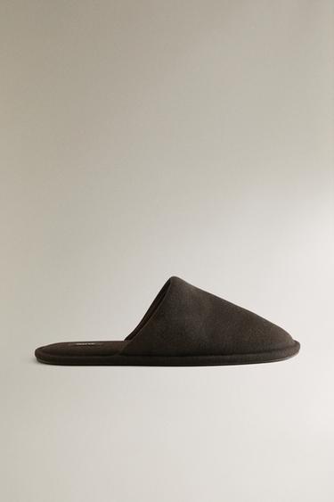 Zara Тёплые тканевые мюли купить с доставкой.