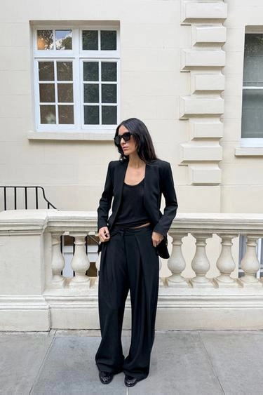 Pleated wide-leg trousers- Заказать в России