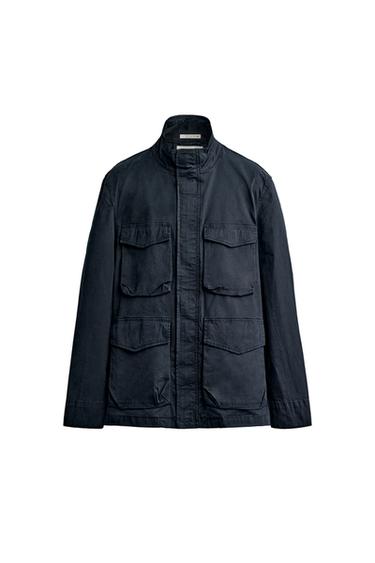 Zara Парка UTILITY POCKETS с обычной посадкой