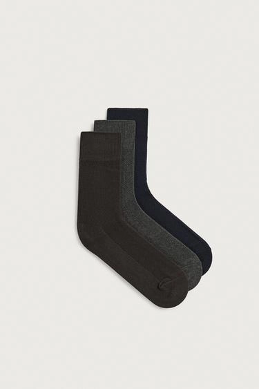 3-pack of structured socks- Заказать в России