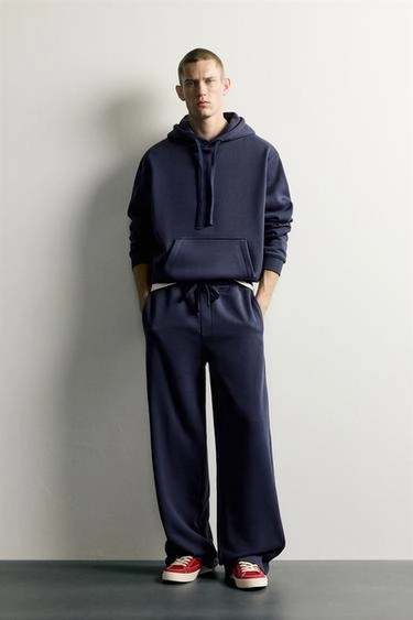 Basic baggy-fit tracksuit trousers