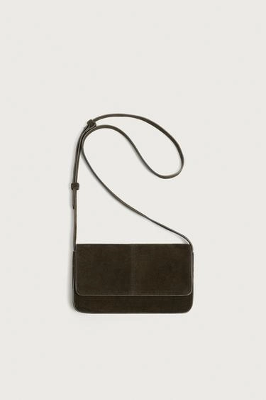 Leather crossbody bag