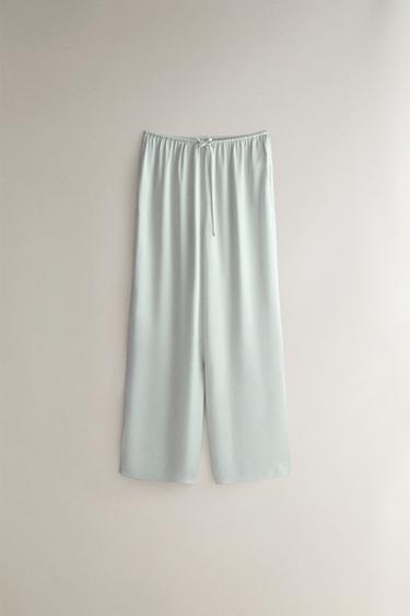 Zara Брюки из шелка тутового дерева