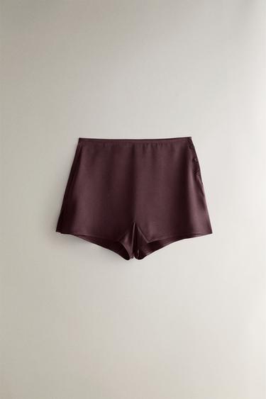 Zara Шорты из шелка тутового дерева