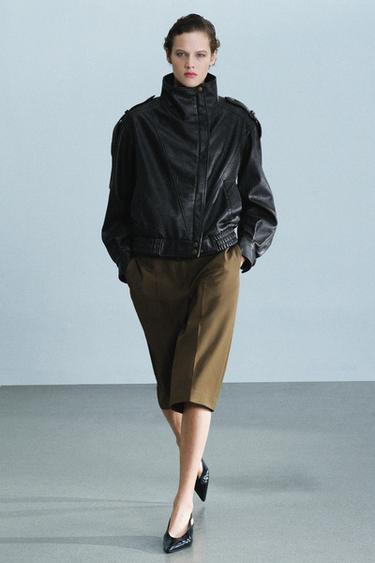 Zara Шорты-бермуды из шерстяной смеси ZARA «ZW» купить с доставкой.