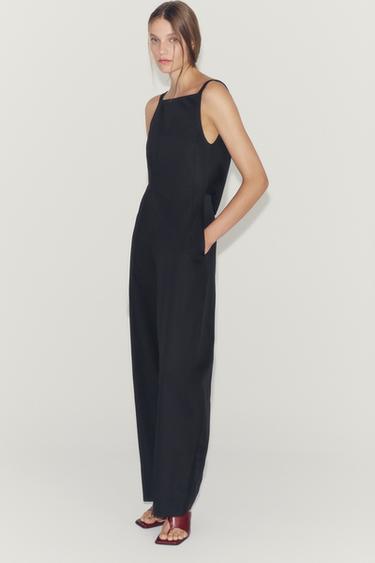 Zara Комбинезон с драпировкой на спине из коллекции ZW