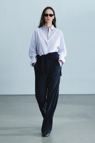 Zara Брюки с завышенной талией из коллекции ZW