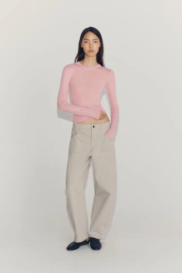 Широкие брюки из коллекции zw- Заказать в России