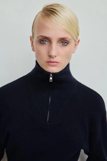100% wool jumper with zips- Заказать в России