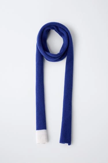 Узкий шарф из 100% кашемира 0fr. paris x zara