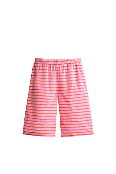 Zara Длинные бермуды в полоску из жаккарда 0FR. PARIS X ZARA