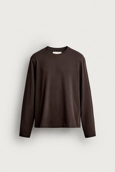 Футболка с длинным рукавом regular fit