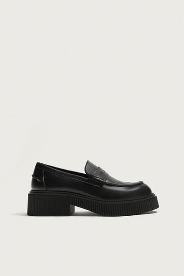 Zara Массивные лоферы с ремешком