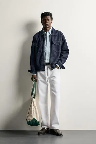 Рубашка на молнии regular fit
