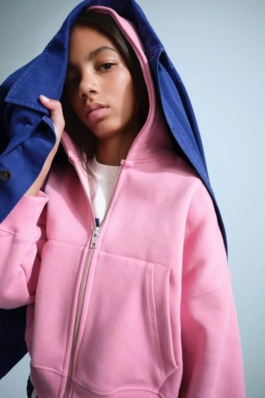 Толстовка с вышивкой на молнии 0fr. paris x zara- Заказать в России