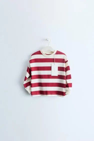 Футболка zara timeless с полосатым принтом- Заказать в России