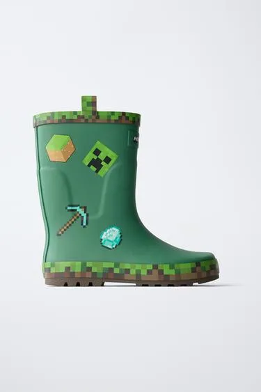 Резиновые сапоги minecraft © mojang ab. ™- Заказать в России