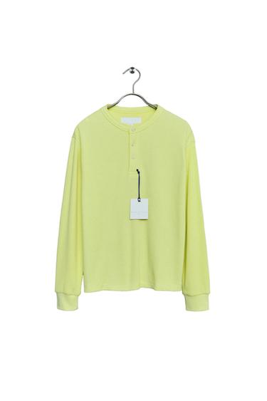 Zara Футболка STORIESZ с вафельной текстурой HENLEY