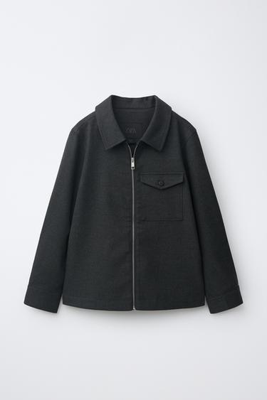 Zara Рубашка на молнии