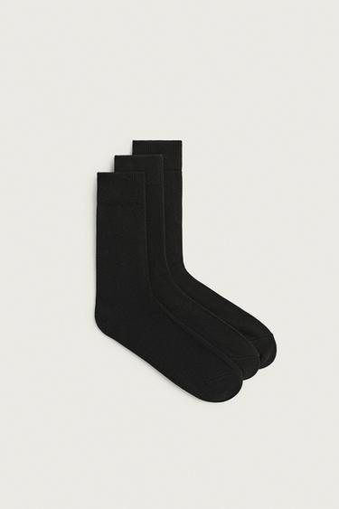 Zara Текстурированные носки, 3 пары