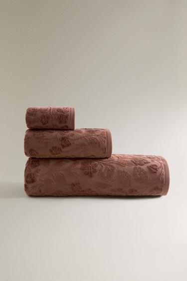 Zara Банное полотенце с велюровым животным принтом
