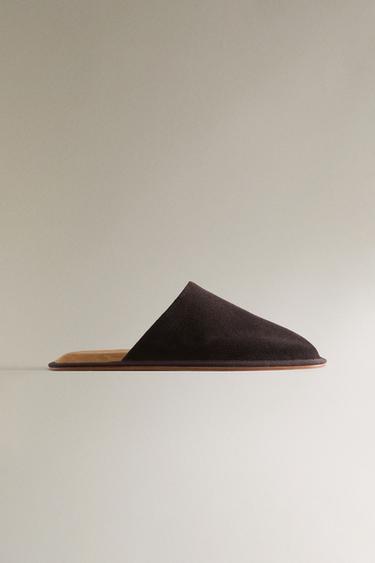 Zara Кожаные мюли