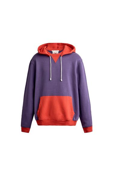 Zara Худи с контрастными элементами FRUIT OF THE LOOM™