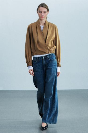 Zara Бомбер-рубашка коллекции ZW