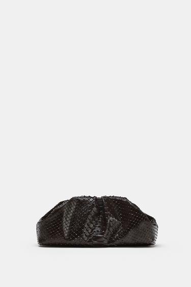 Zara Клатч с животным принтом
