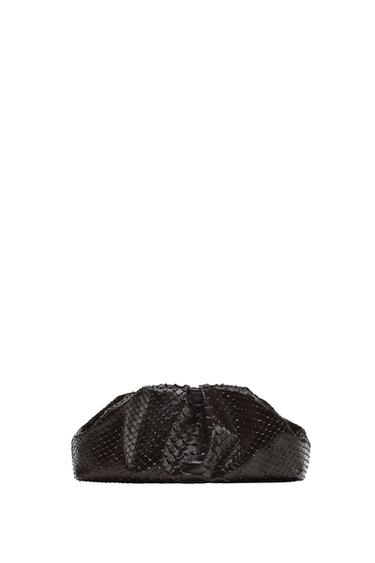 Zara Клатч с животным принтом