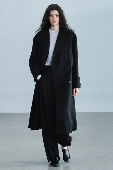 Zara Брюки с широкими штанинами из вискозного микса ZW