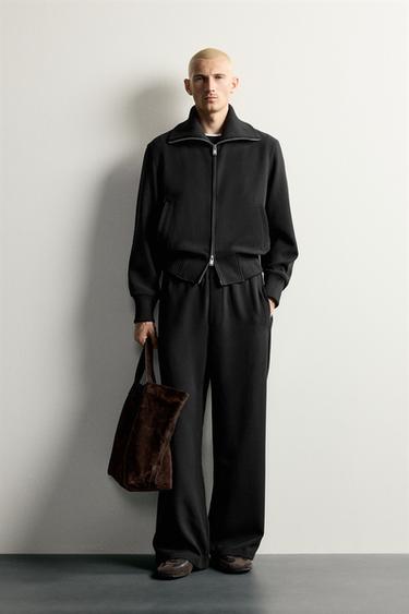 Zara Бомбер с контрастным воротником купить с доставкой.