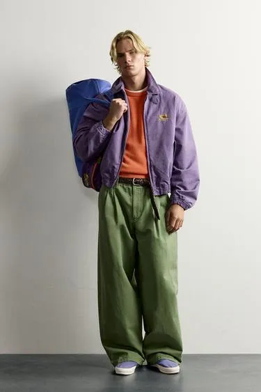 Плиссированные хлопковые чиносы fruit of the loom™