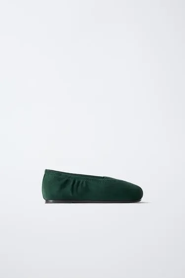 Кожаные балетки fruit of the loom™ с отделкой из замши