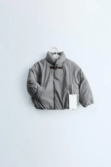 Пуховик zara timeless с застёжкой на петли- Заказать в России