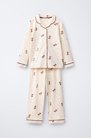 Zara Пижама в стиле рубашки для детей 6-14 лет