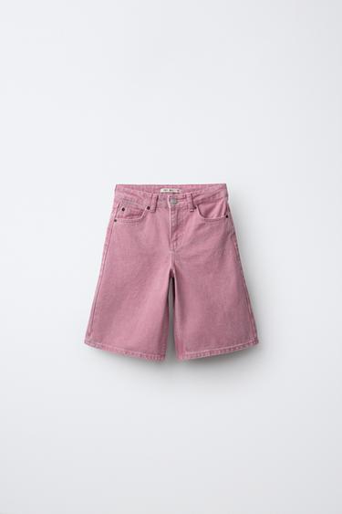 Zara Длинные джинсовые бермуды FRUIT OF THE LOOM™