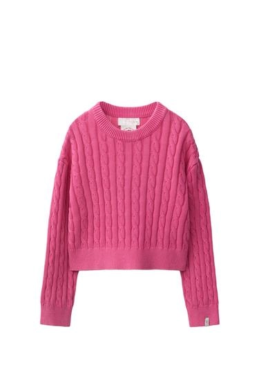 Джемпер fruit of the loom™ с узором косичкой- Заказать в России