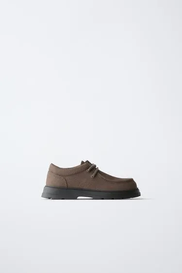 Elastic-lace derby shoes- Заказать в России