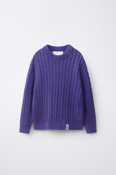 Zara Свободный джемпер FRUIT OF THE LOOM™ с круглым вырезом