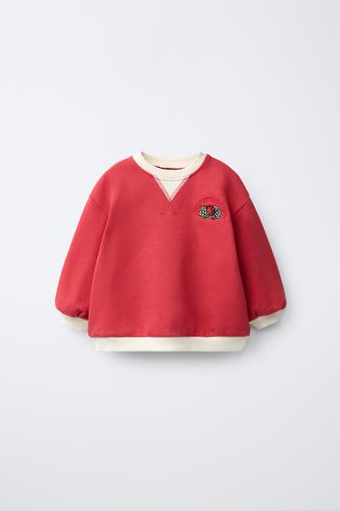 Zara Толстовка FRUIT OF THE LOOM™ с контрастной вышивкой