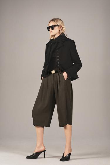 Zara Плиссированные бермуды