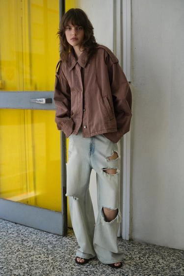Tab cape jacket