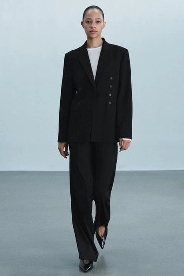 Zw collection striped blazer