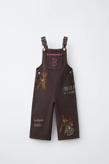 Длинные комбинезоны с вышивкой bambi © disney