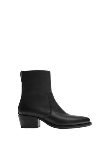 Zara Кожаные ботинки