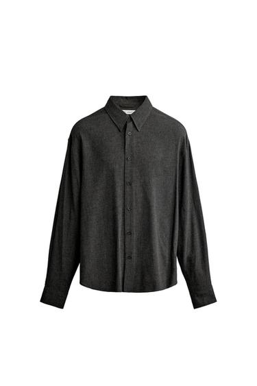 Zara Рубашка свободного кроя из вискозы