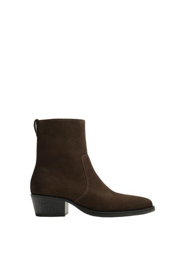 Zara Кожаные ботинки