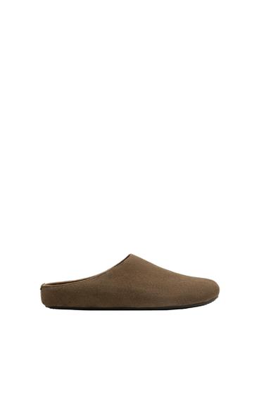 Zara Кожаные сабо купить с доставкой.