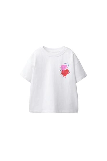 Heart Print T-Shirt